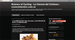 Desktop Screenshot of cycling.conocimientos.com.ve